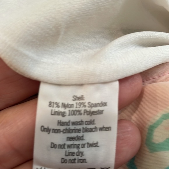 Janie and Jack Pink Blue Umbrella Print Swimsuit 5 - Picture 8 of 8